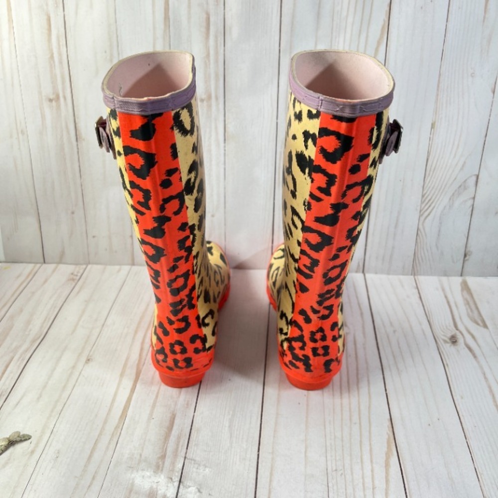 Hunter Original Kids‎ Hybrid Print Rain Boots Size 2/3 - Picture 7 of 9